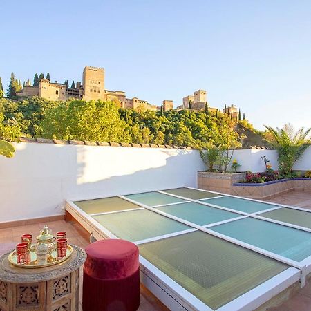 Morayma House Terrace With Views To Alhambra Villa กรานาดา ภายนอก รูปภาพ